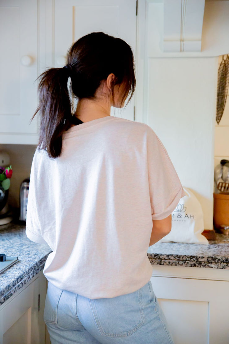 "Shine" Rolled Sleeve Tee