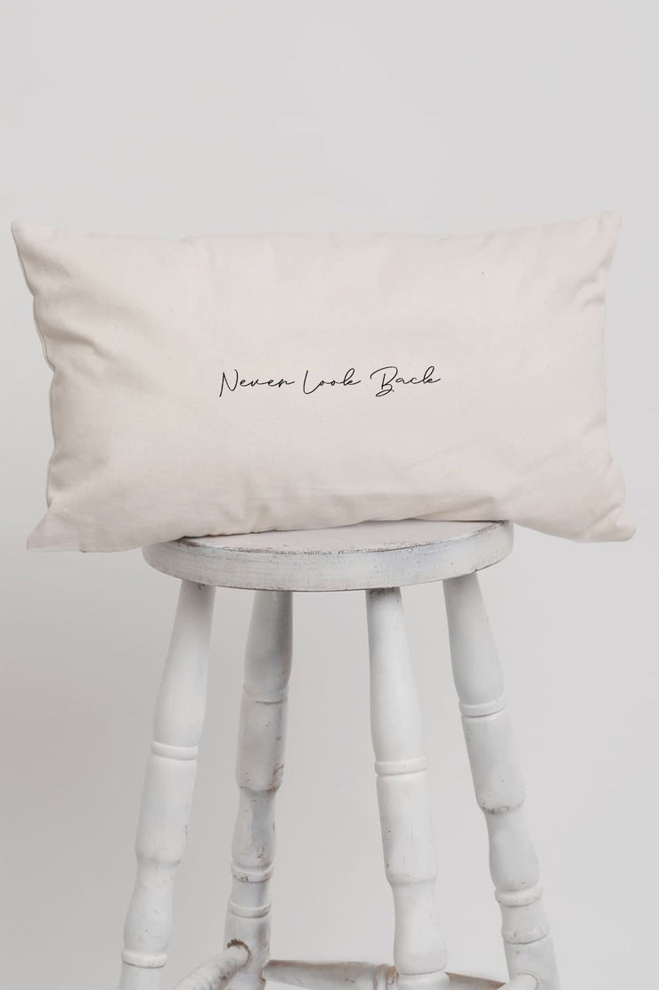 "Never Look Back" Cushion Cover