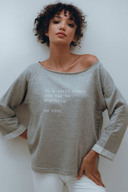 "Be Kind" At Home Sweater