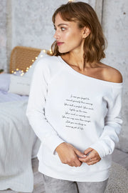 "Morning Mantra" Cozy Pullover