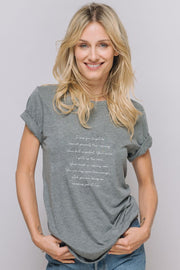 "Morning Mantra" Short Sleeve Tee
