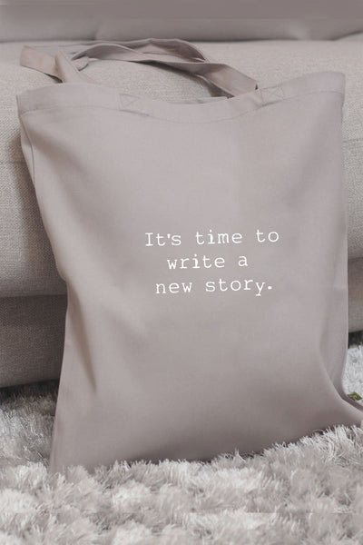 "New Story" Tote Bag