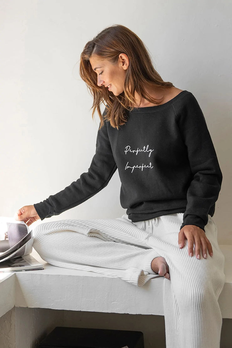 "Perfectly Imperfect" Cozy Pullover