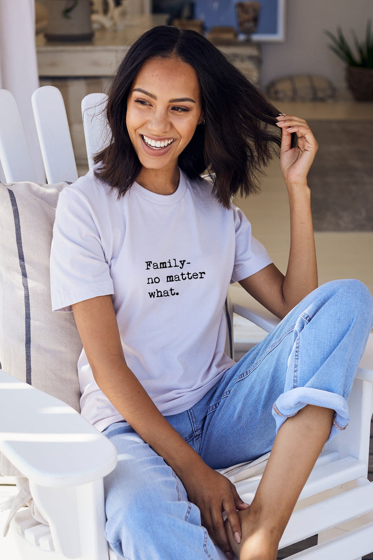 "Family No Matter What" Short Sleeve Tee