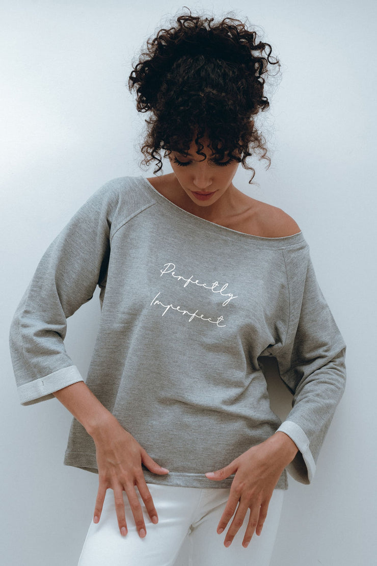 "Perfectly Imperfect" At Home Sweater